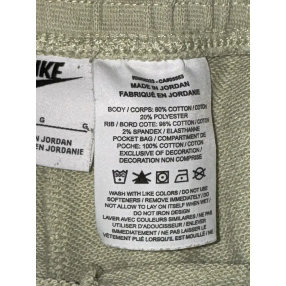 Nike French Terry Shorts Girls Large Elastic Drawstring Waist Activewear - Image 9