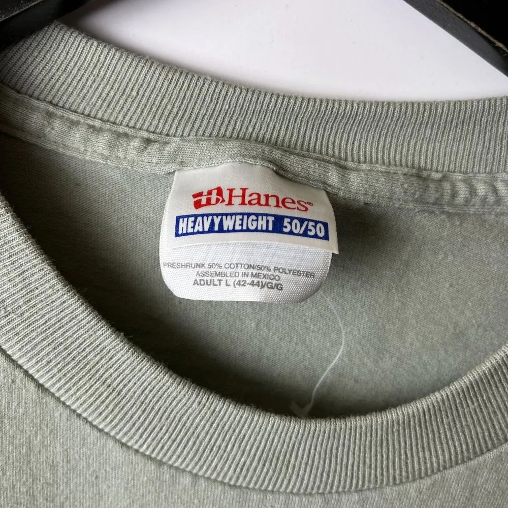 The Orleans Poker Room T Shirt Vintage Y2K Gray Medium M Graphic Tee - Image 4