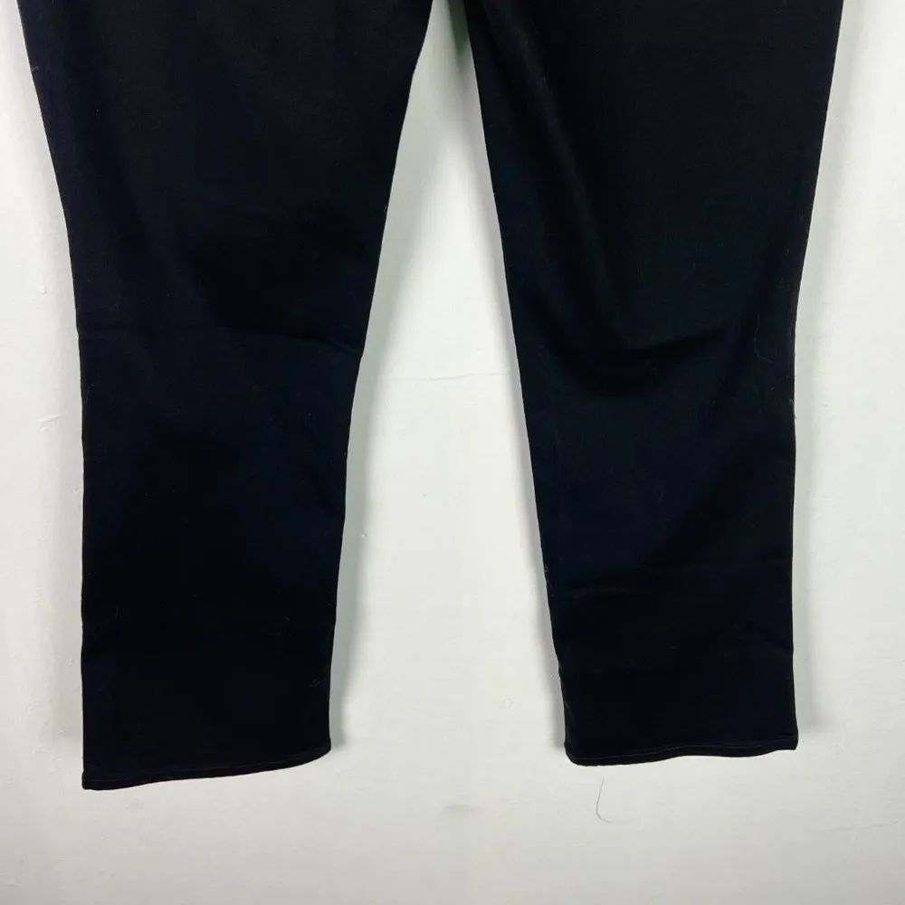 NWT J. Crew Factory Mid-Rise Flare Crop Black Jean in All-Day Stretch Size 26 - Image 9