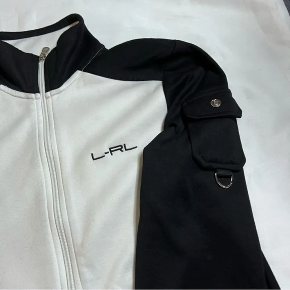 Ralph Lauren Women’s White/Black Full Zip Track Jacket XS - Image 3
