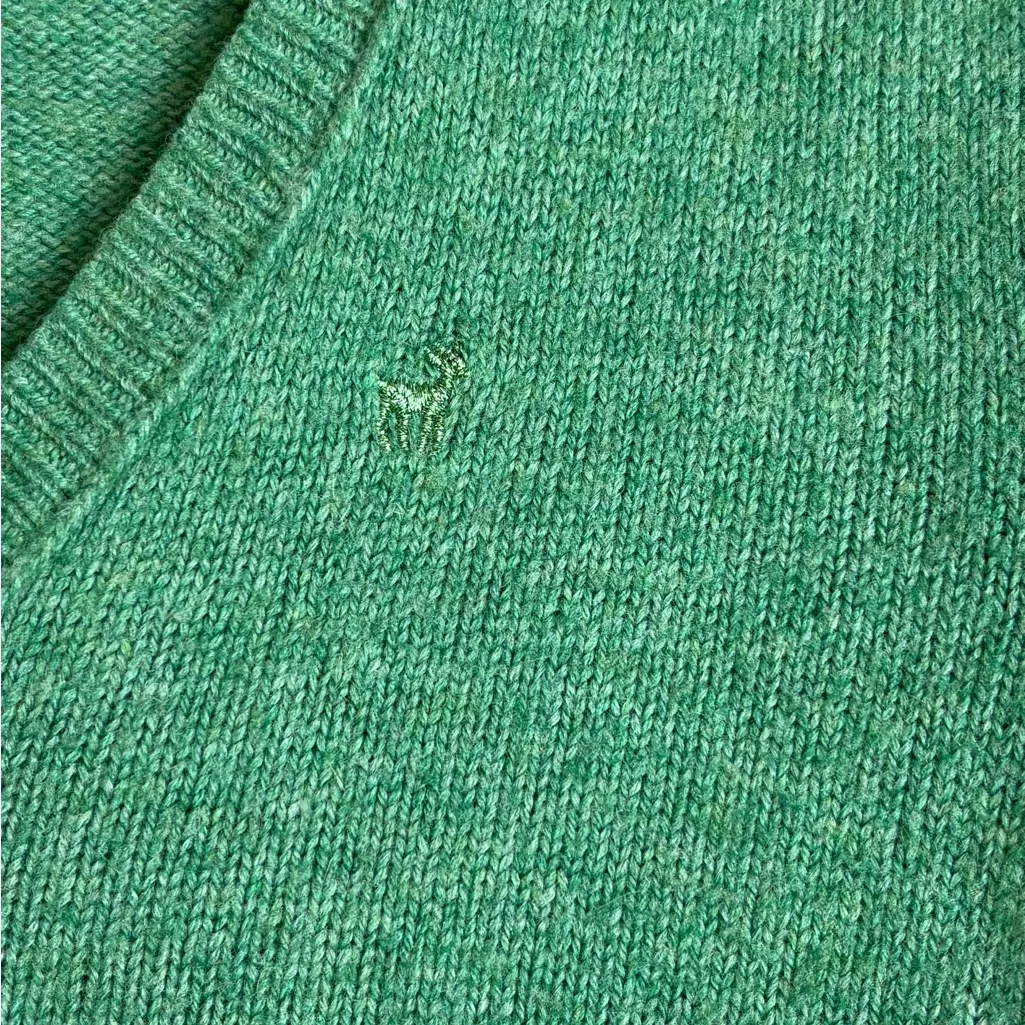 Vintage Y2K Old Navy V-Neck Classic Business New Money Cozy Sweater Size Large - Image 3