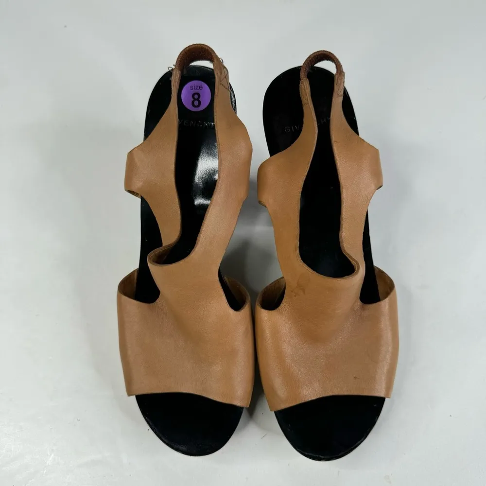 Givenchy Women’s Leather Heeled Sandals Size 39 - Image 2