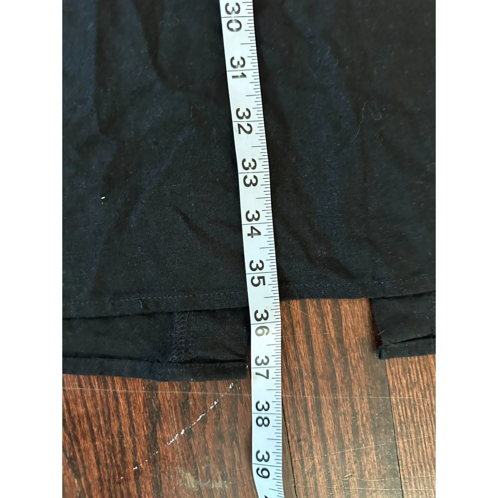 Old Navy  Black Midi Skirt Size Small - Image 6