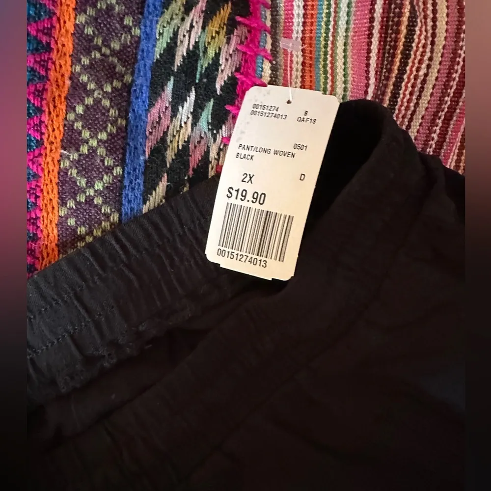 Woven Black Pants from forever 21+ in 2x, NWT - Image 3