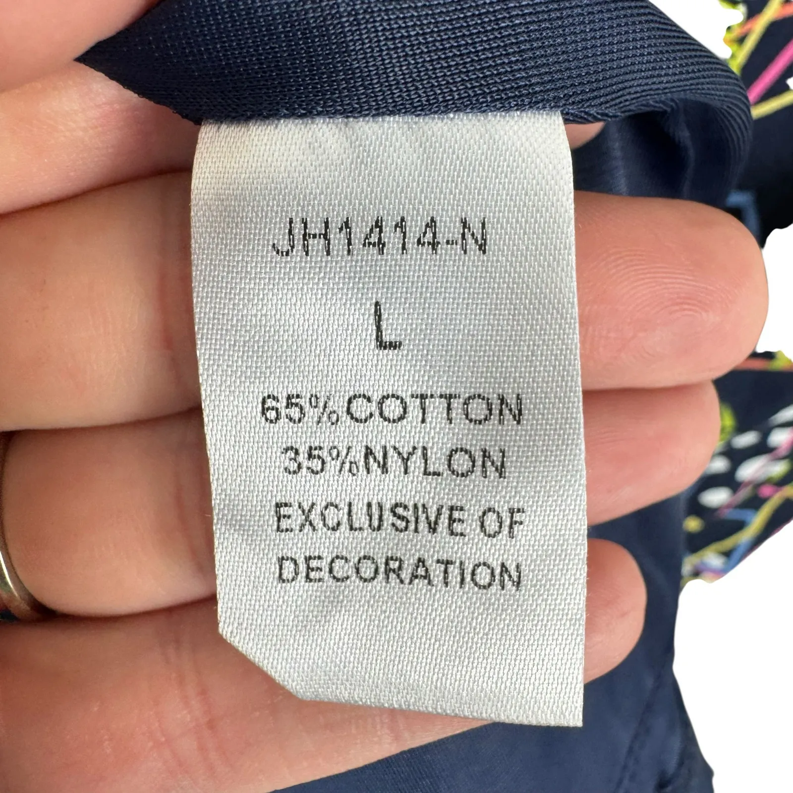 THML Colorful Playful Heart Sleeveless Lined Mock Neck Above Knee Shift Dress L - Image 9