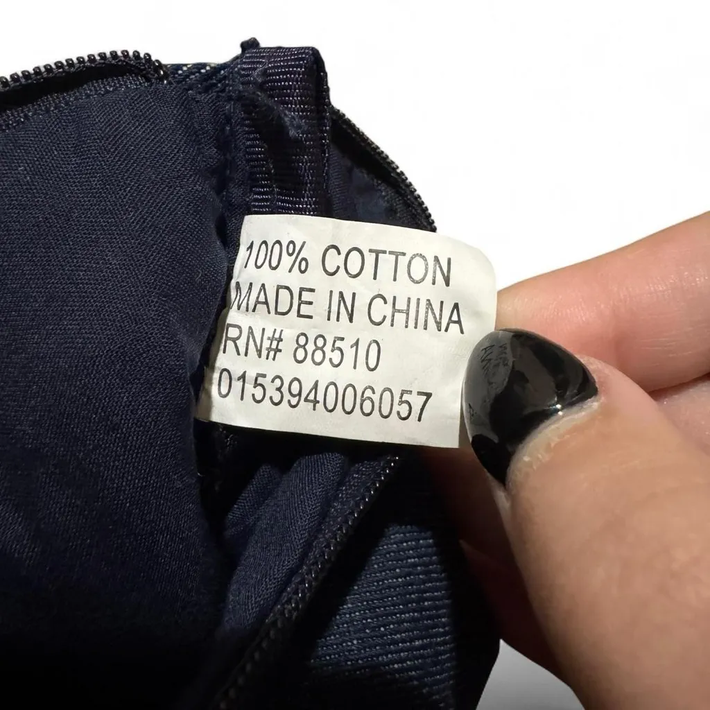 Vintage Y2K Mary Kate and Ashley Blue Denim Wristlet Clutch Purse, 7.5” x 6” - Image 4