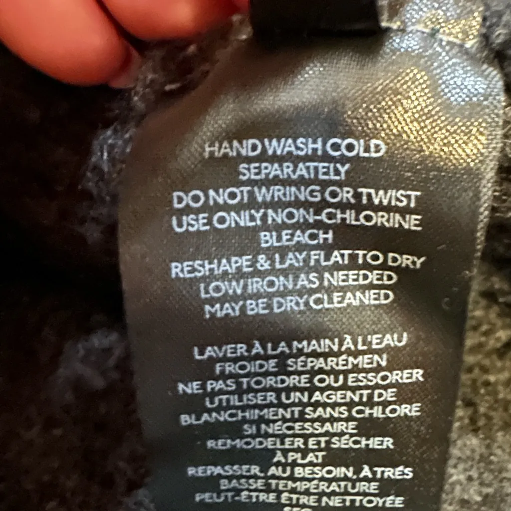 Anthropologie Small Bia Black Mock Neck Tunic Sweater Knit EUC Alpaca Blend - Image 9