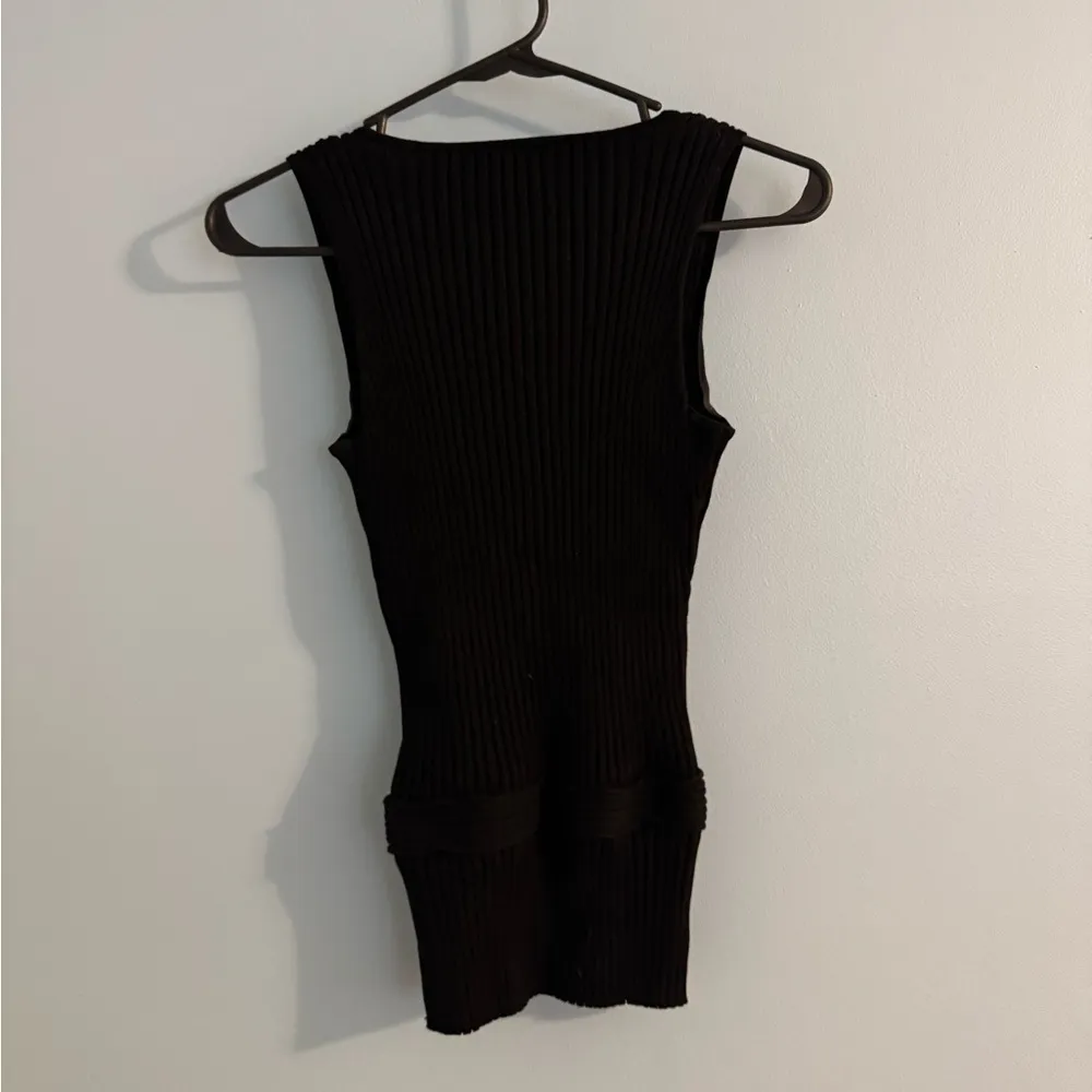 Tailor B moss vintage y2k blouse with belt detail silk blend size M Size M - Image 4