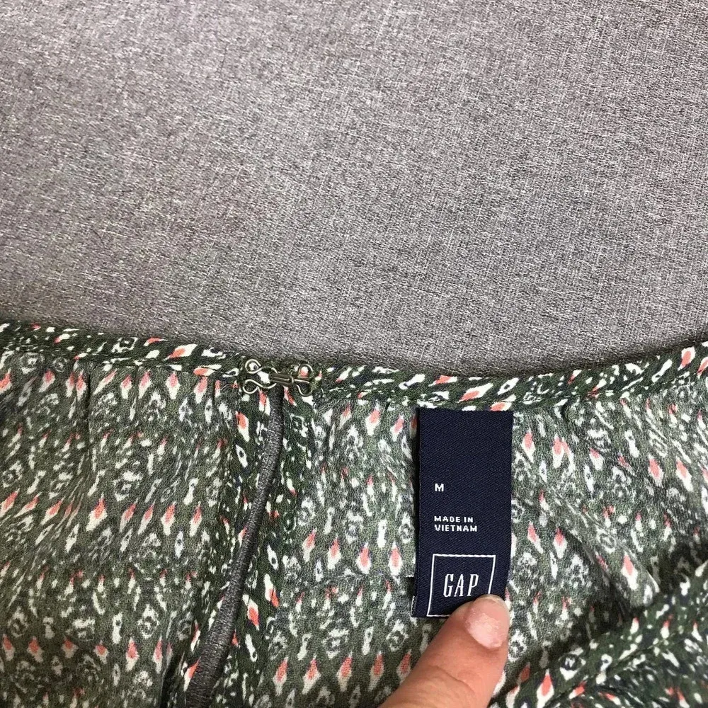 Gap Green Patterned Sleeveless Jumpsuit - Image 6