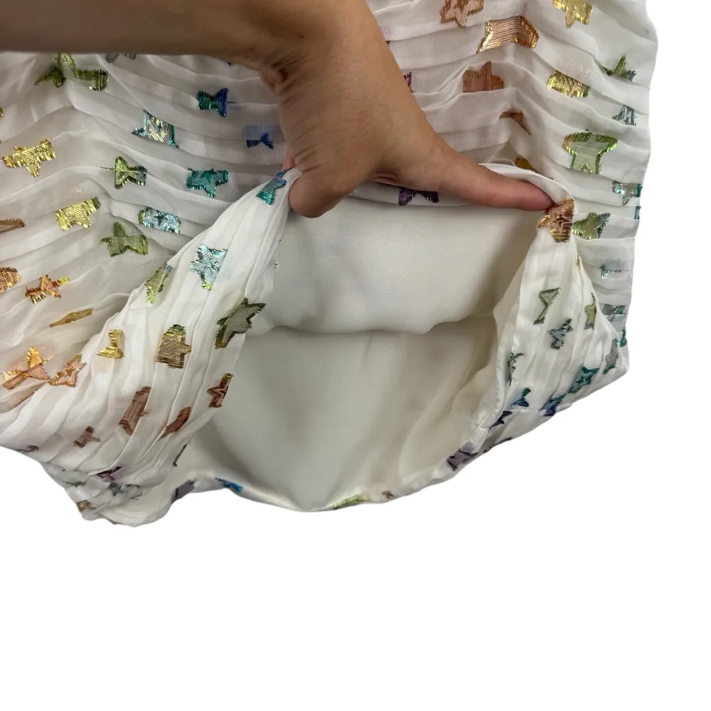 NWT Shoshanna Star Ronnie Ruched Puff-Sleeve Mini Dress Size 2 Cocktail Party - Image 10