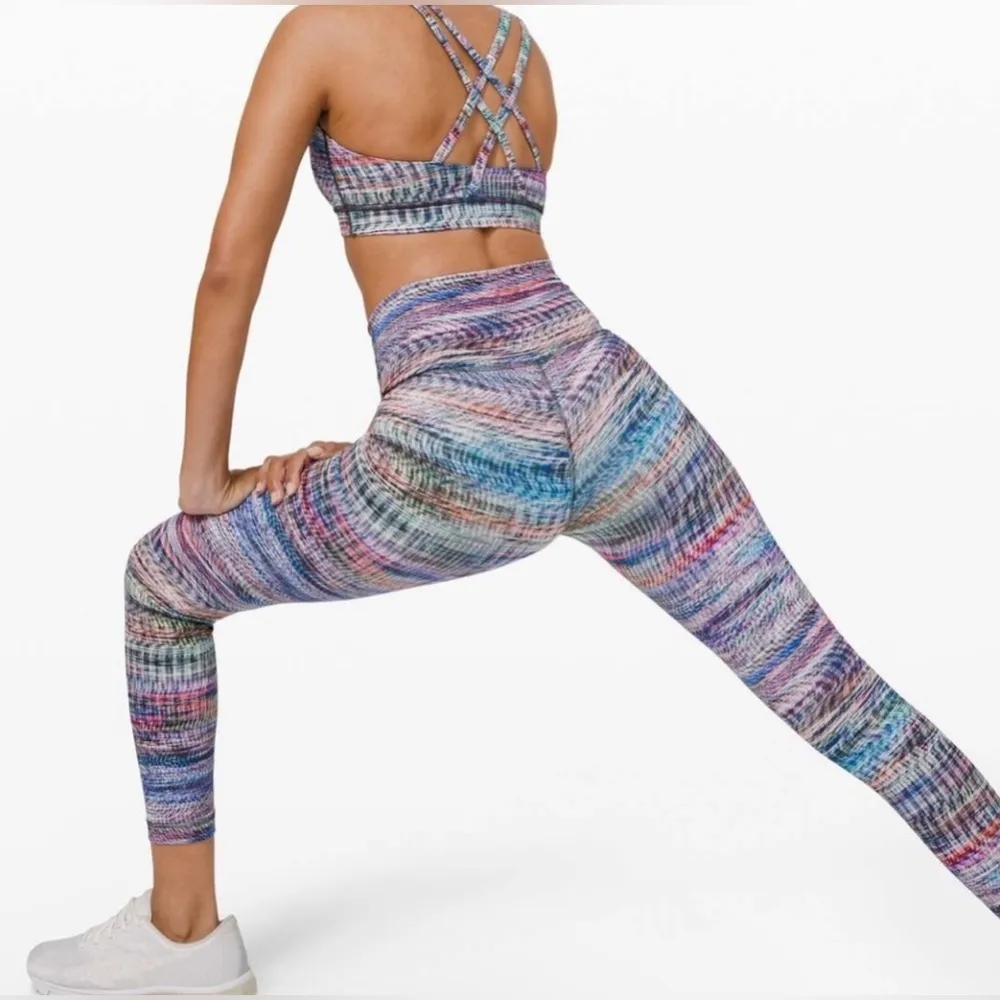 Lululemon Wunder Train High Rise Crop 21” Oasis White Size 6 - Image 2