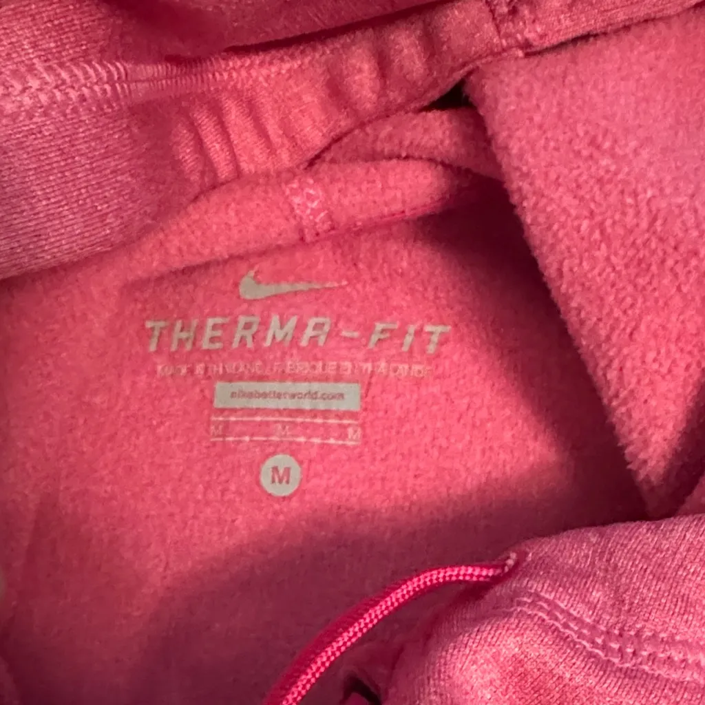 Nike Pink Women's Zip Sweater - Image 3