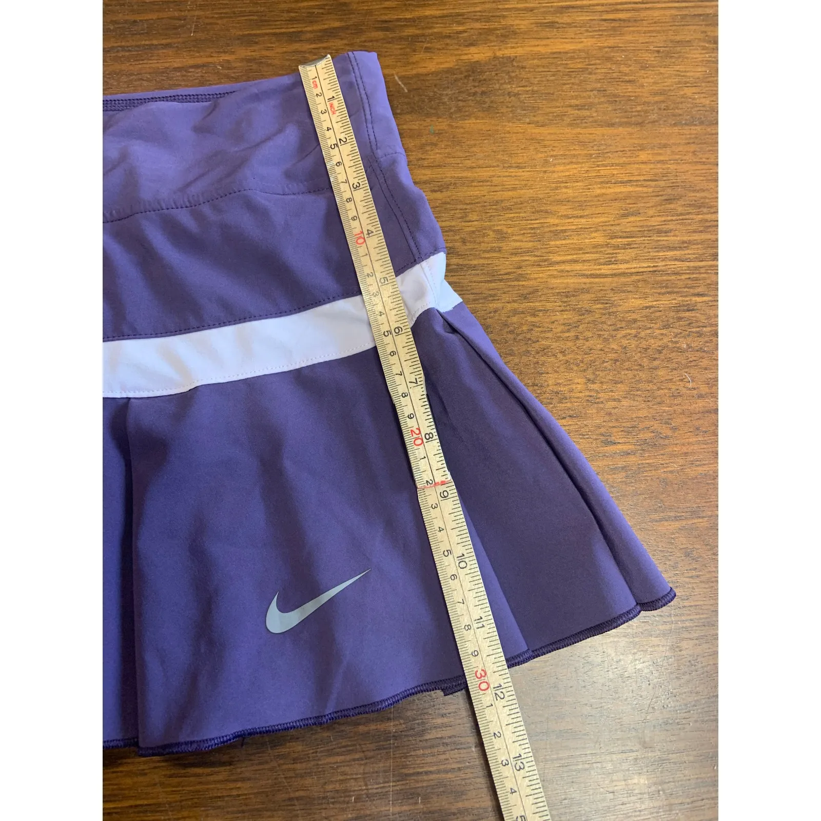 Nike DriFit Golf Tennis Pickleball Mini Skirt Women Large Preppy Academia Active - Image 7