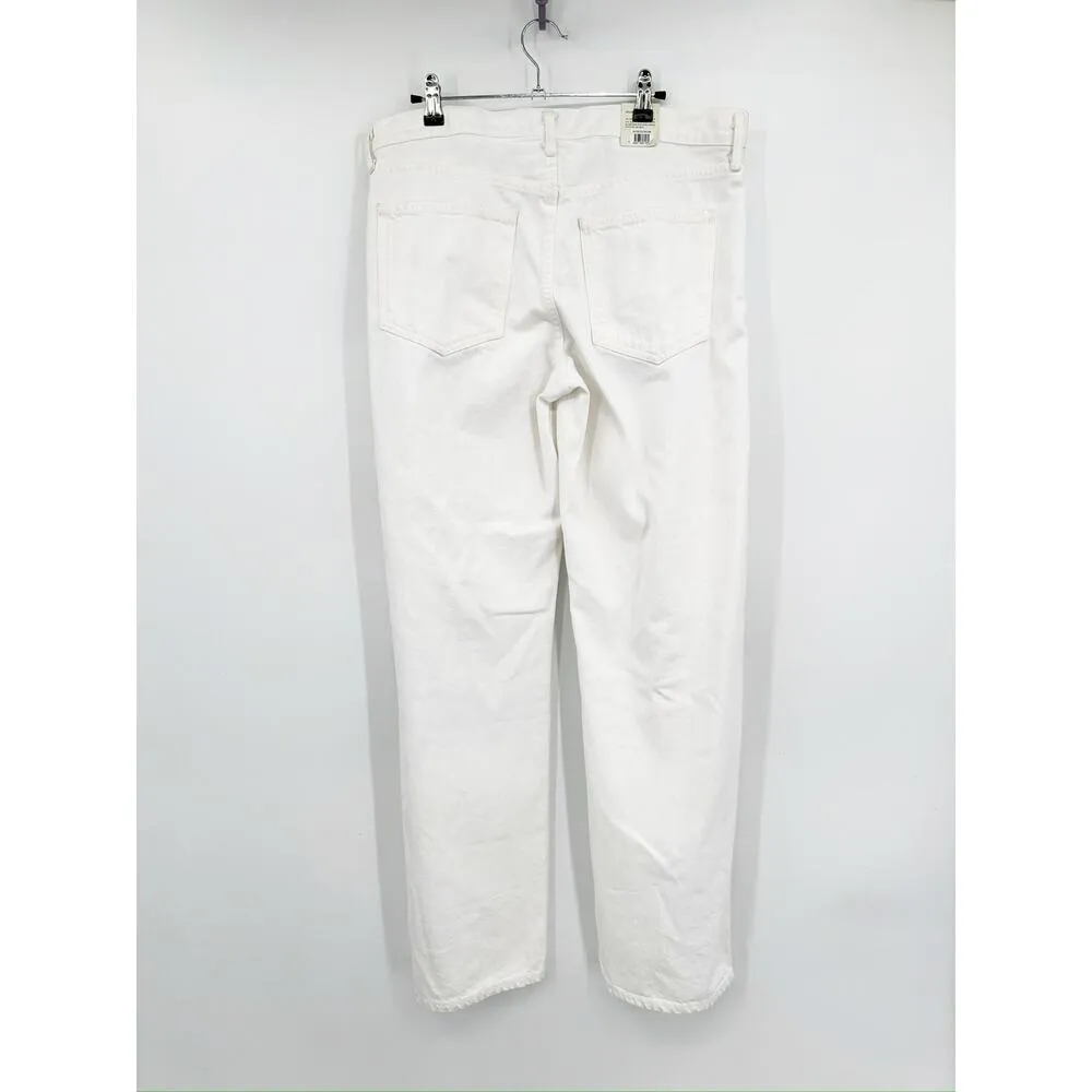 AGOLDE White Fusion Jean Straight Leg in Milkshake 29 - Image 5