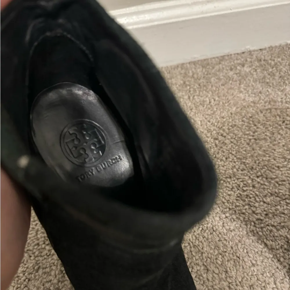 Tory Burch Alaina Wedge Ankle Booties Size 7.5 M - Image 7