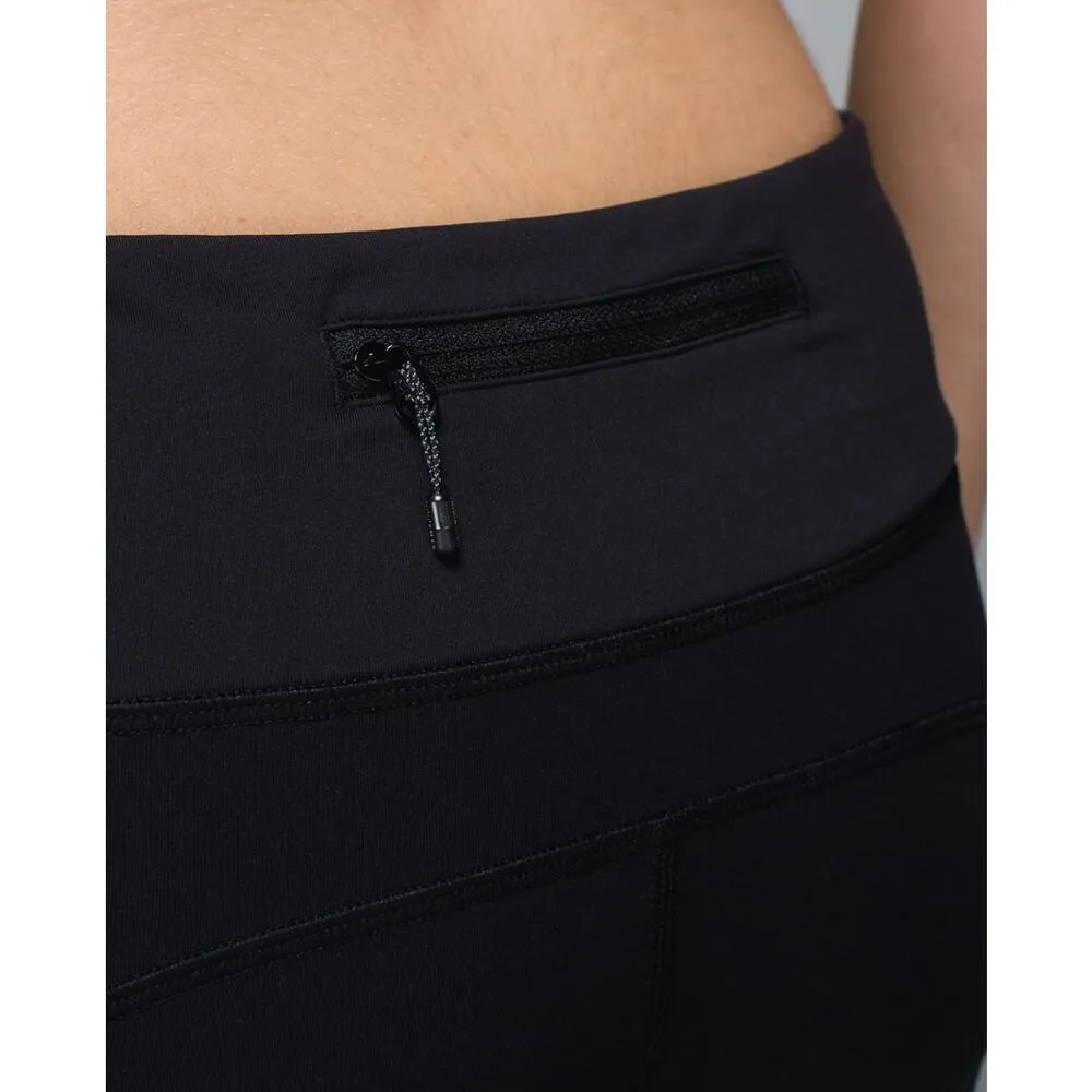 lululemon Speed Tight Cozy High-Rise Ruched Ankle Leggings Zip Pocket Black 6 - Image 8