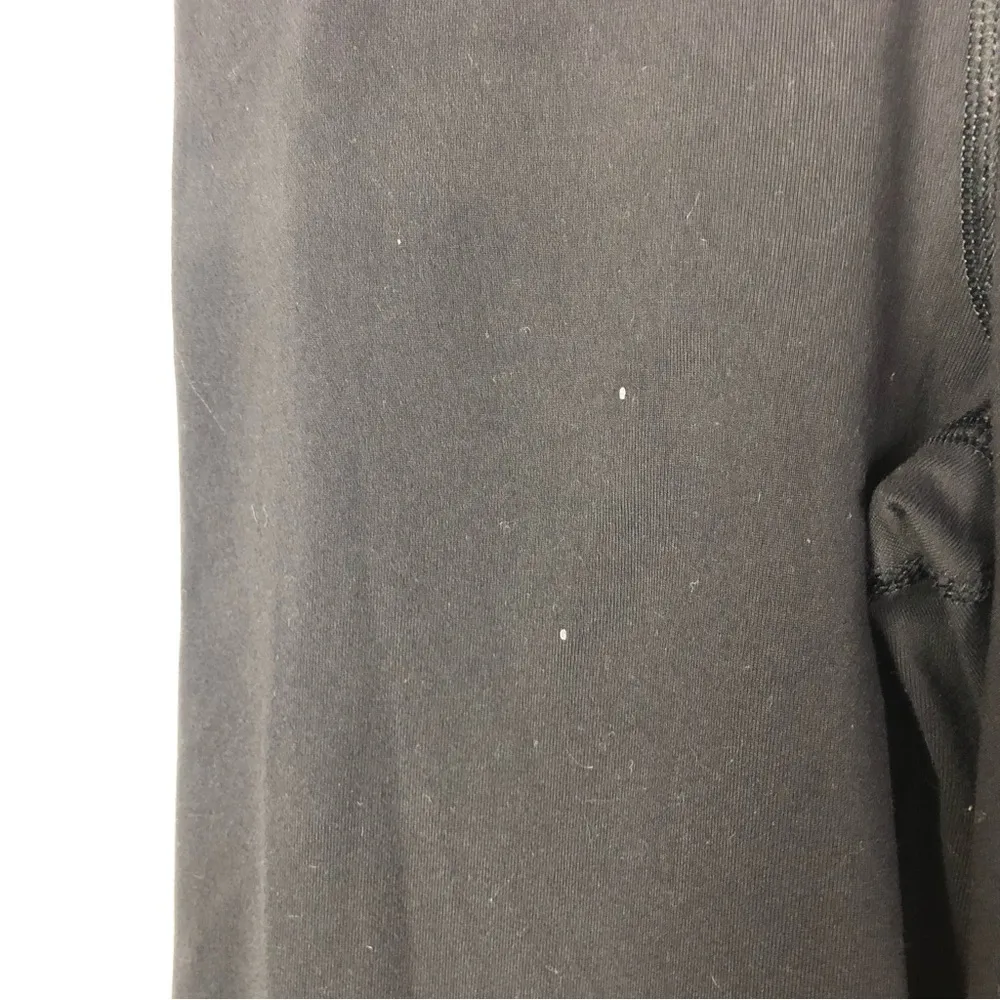 Lululemon Astro Pink & Black Criss Cross Waistband Flared Leg Yoga Pant 4 - Image 6