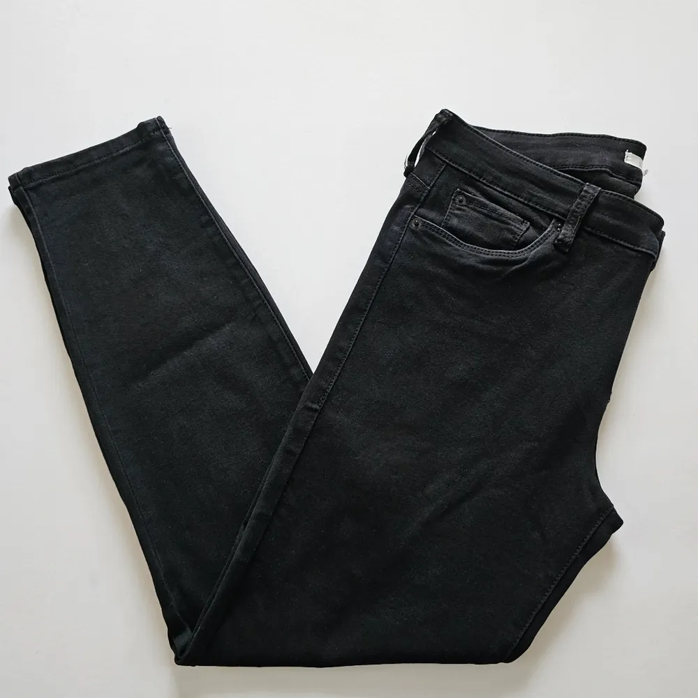 Stitch Fix STS Blue Emma Mid Rise Black Denim Ankle Skinny Jeans Size 31 - Image 3