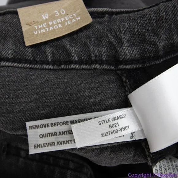 NEW Madewell Perfect Vintage‎ Jean in Cosner Wash: Knee-Rip Edition, 30 - Image 17