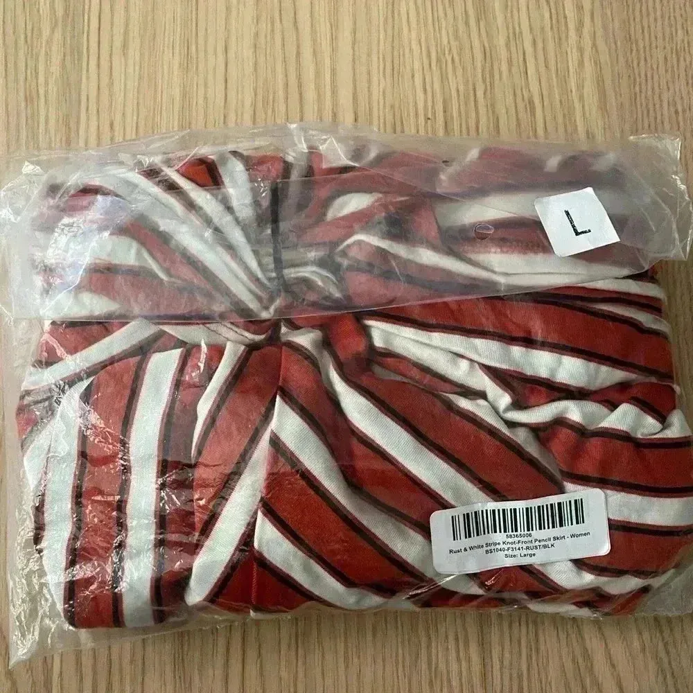 🆕Rust & White Stripe Knot - Image 11