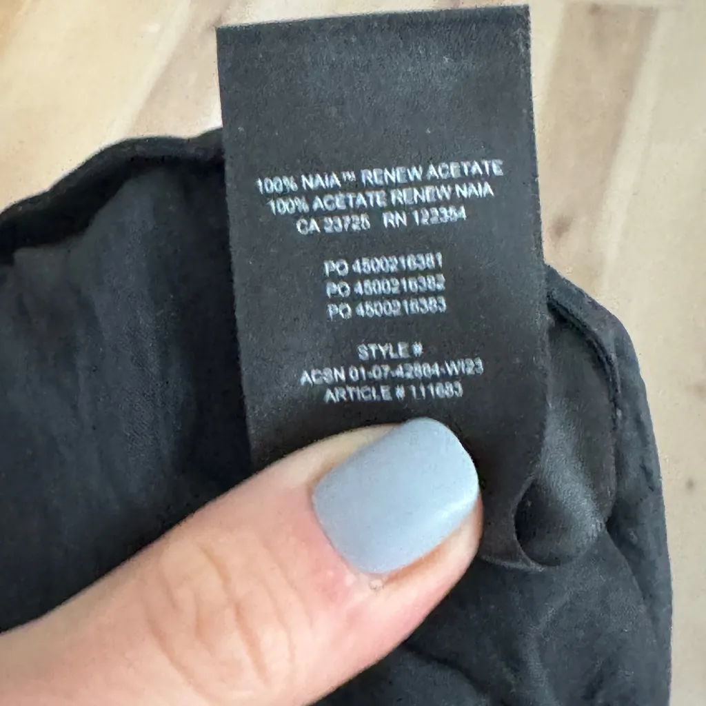 aritizia satin midi skirt babaton slip drawstring adjustable elastic flare silky - Image 6