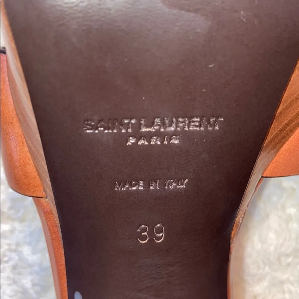 Saint Laurent Farrah Studded Platform Sandals - Image 3