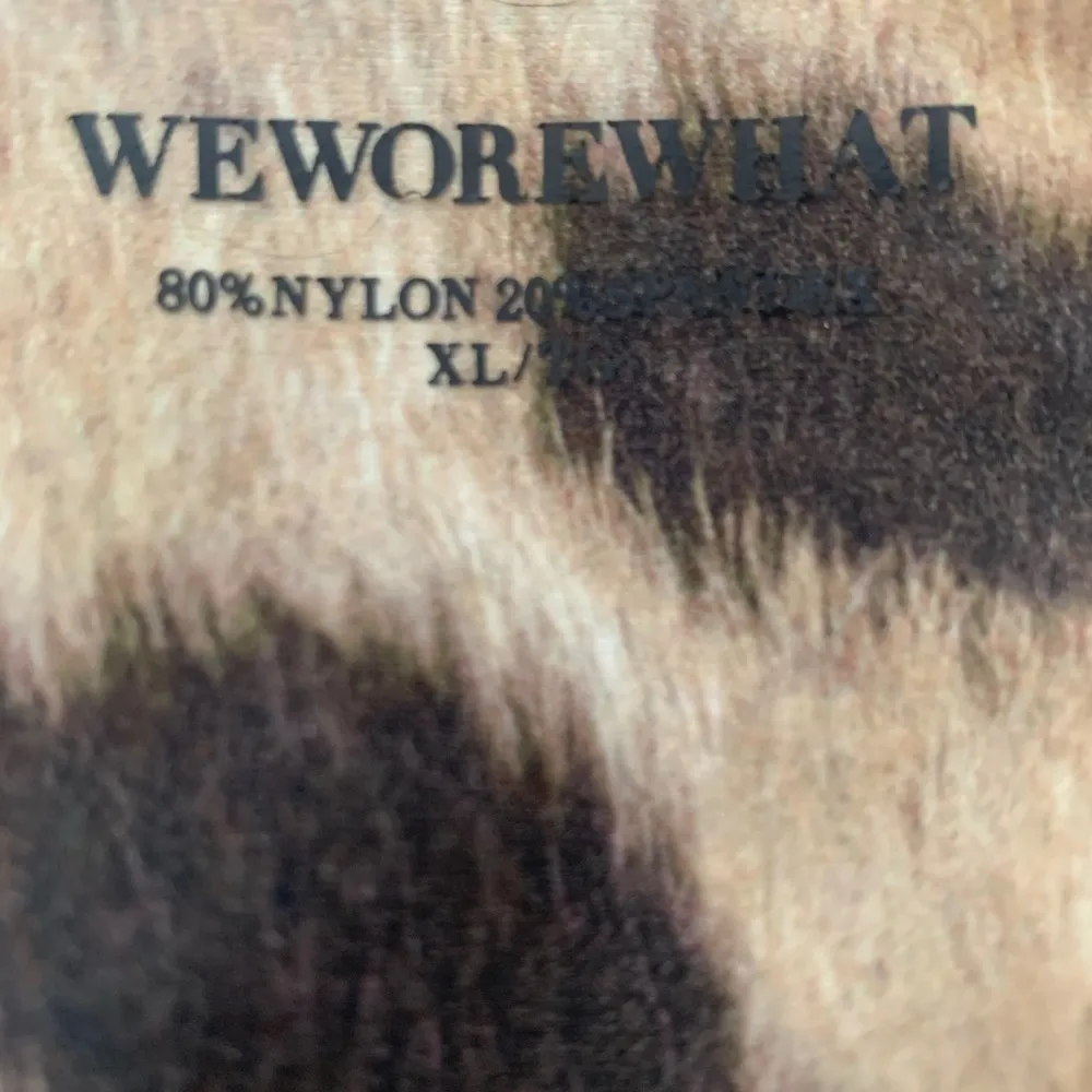 WeWoreWhat Splice Leopard Outfit XL - Image 9