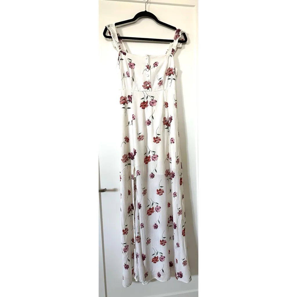 Sage the Label White Floral Maxi Dress - Image 3