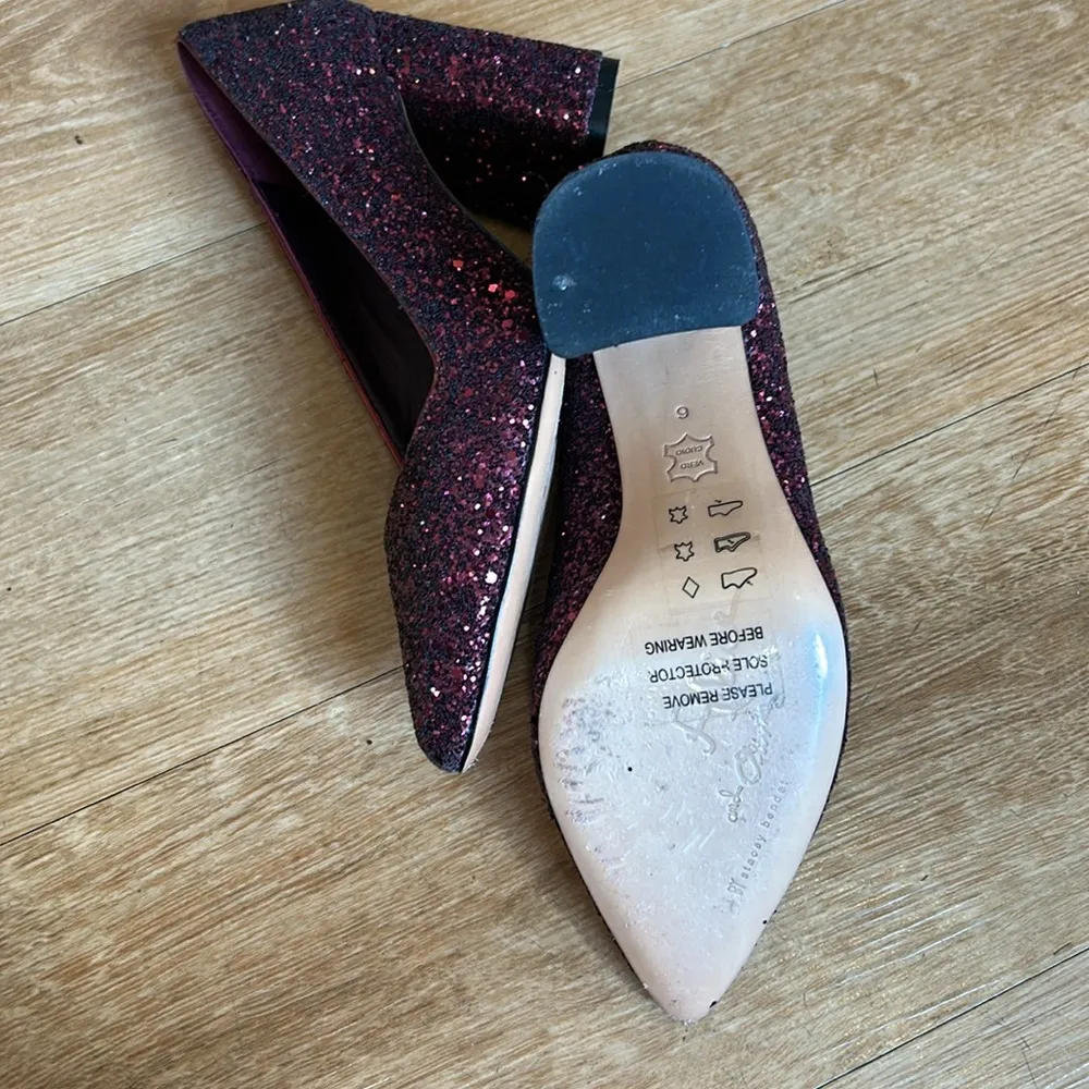 Alice + Olivia Glitter Pumps (Dorothy Core!!) - Image 6