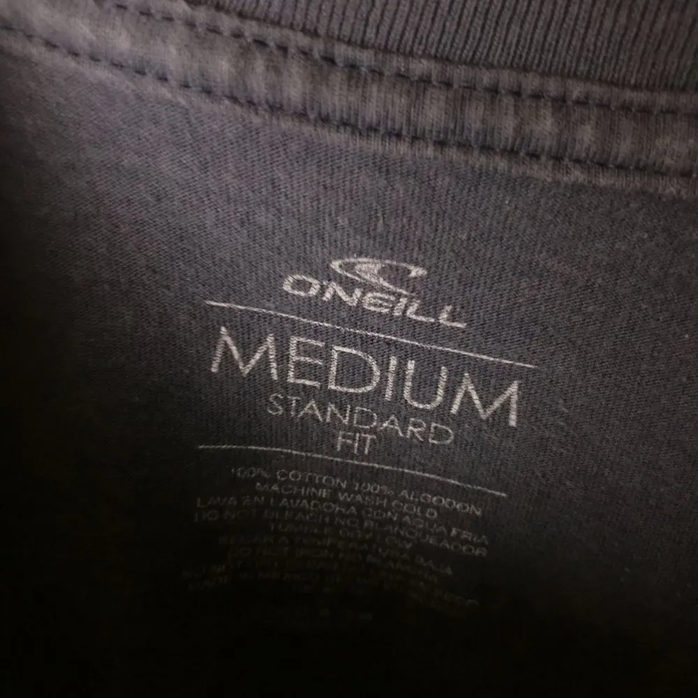 O'Neill Surf More T Shirt Blue Medium M Beach Graphic Tee 100% Cotton Solid Logo - Image 4