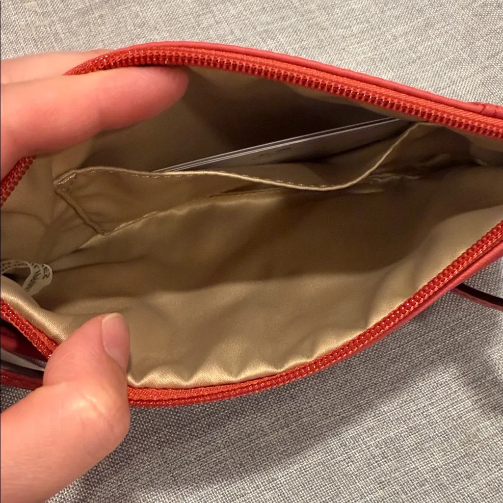 Coach Coral Leather Wristlet - Image 4