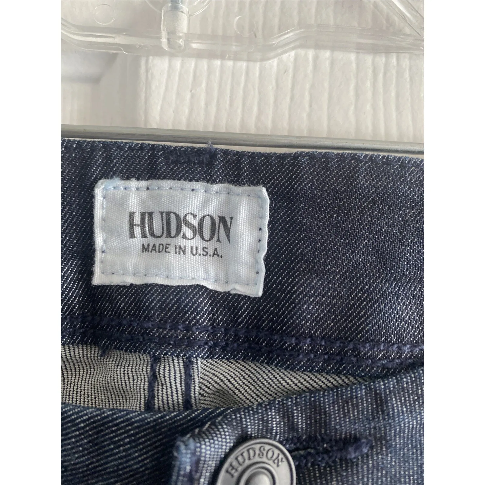 Hudson Jeans Women's 27 Beth Baby Boot Cut Dark Denim low rise Flap Pockets Blue - Image 3