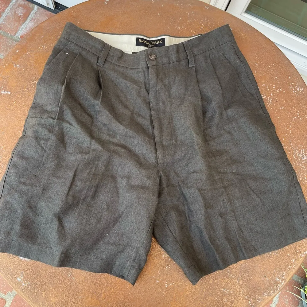 NWT banana republic linen shorts waist 32 - Image 7