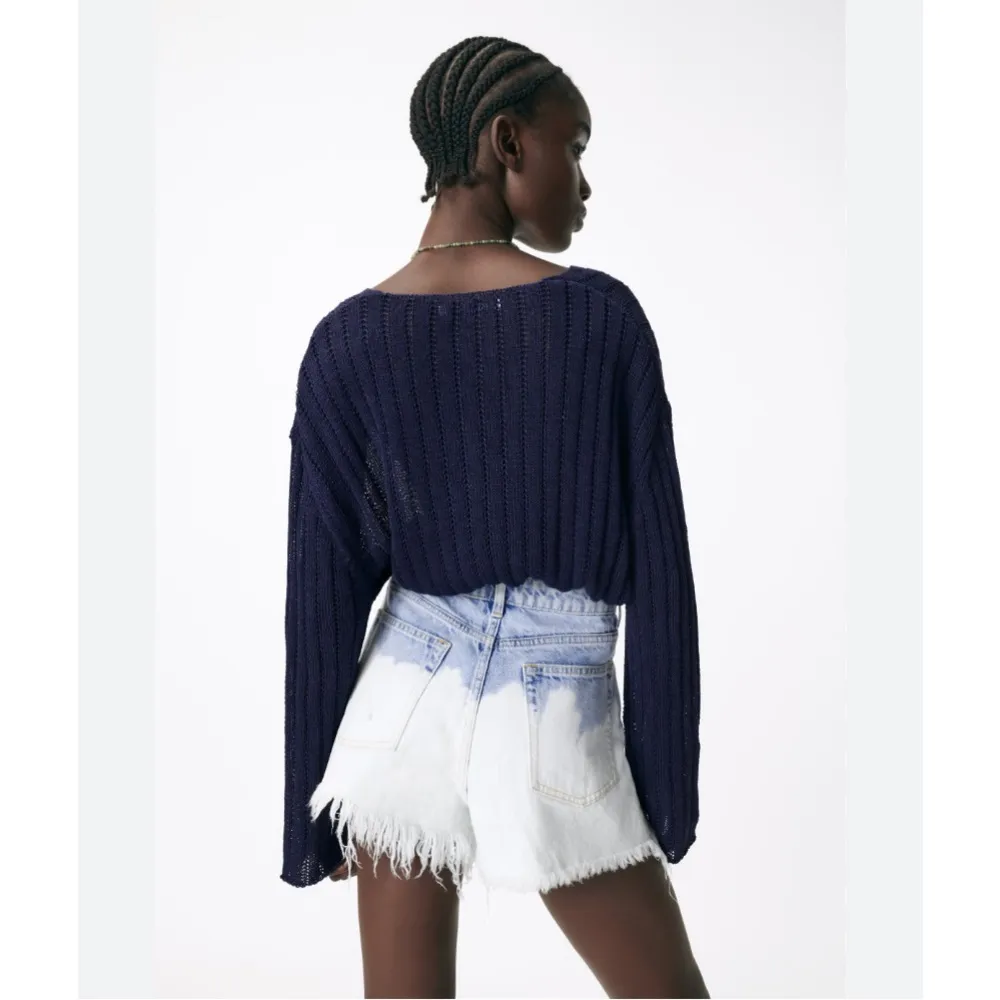 Zara tie dye denim shorts - Image 2