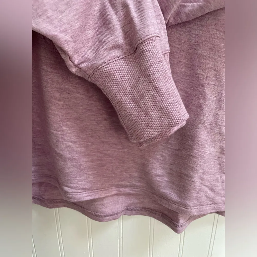 L.L. BEAN Women's SoftFlex Crewneck Dolman Sleeve Pullover Lilac Heather Size S - Image 6
