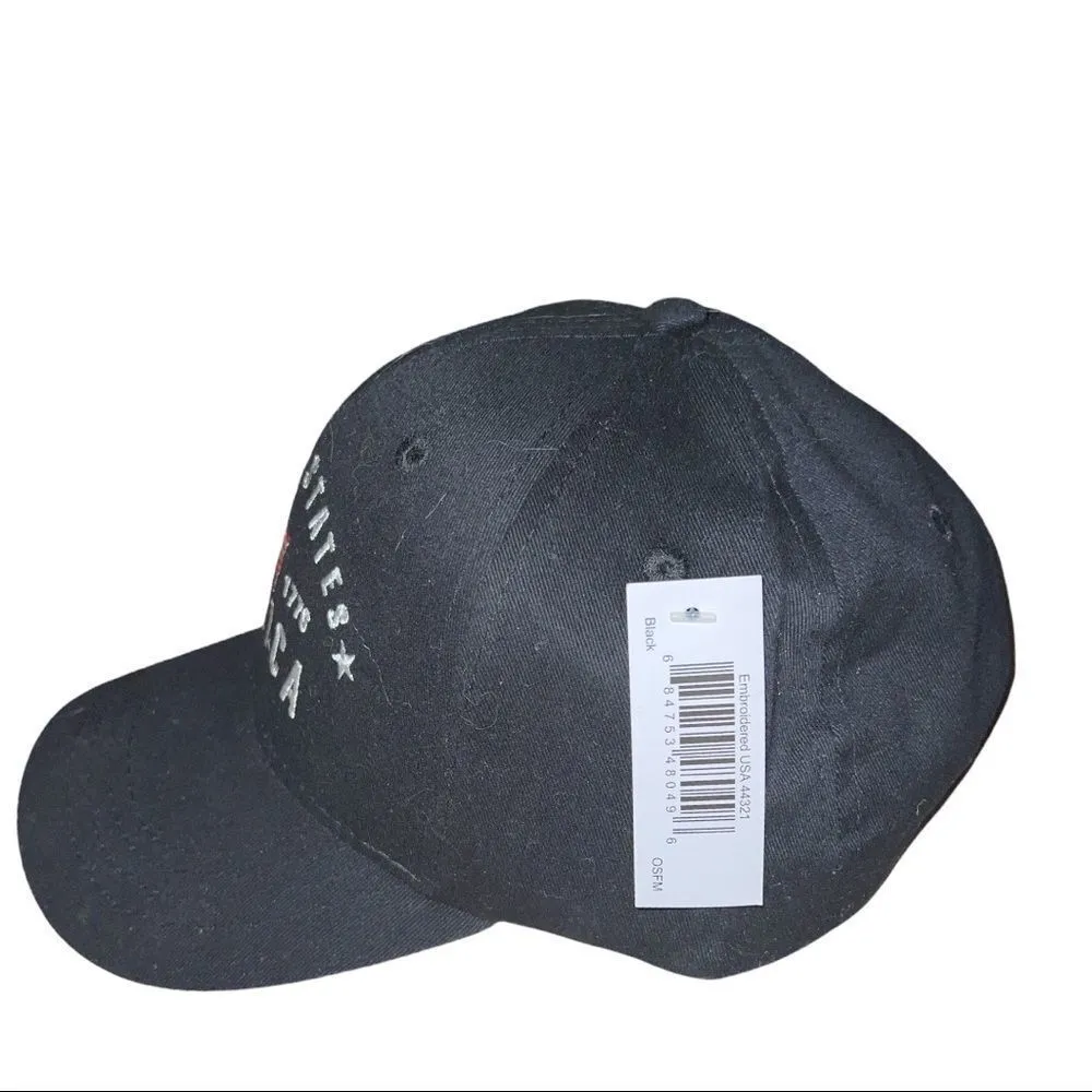 Nwt! Black patriotic hat! Black - Image 7