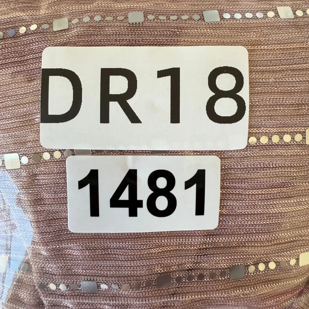 Chic Pink Sequin Blouse party casual plus size 22 - Image 5