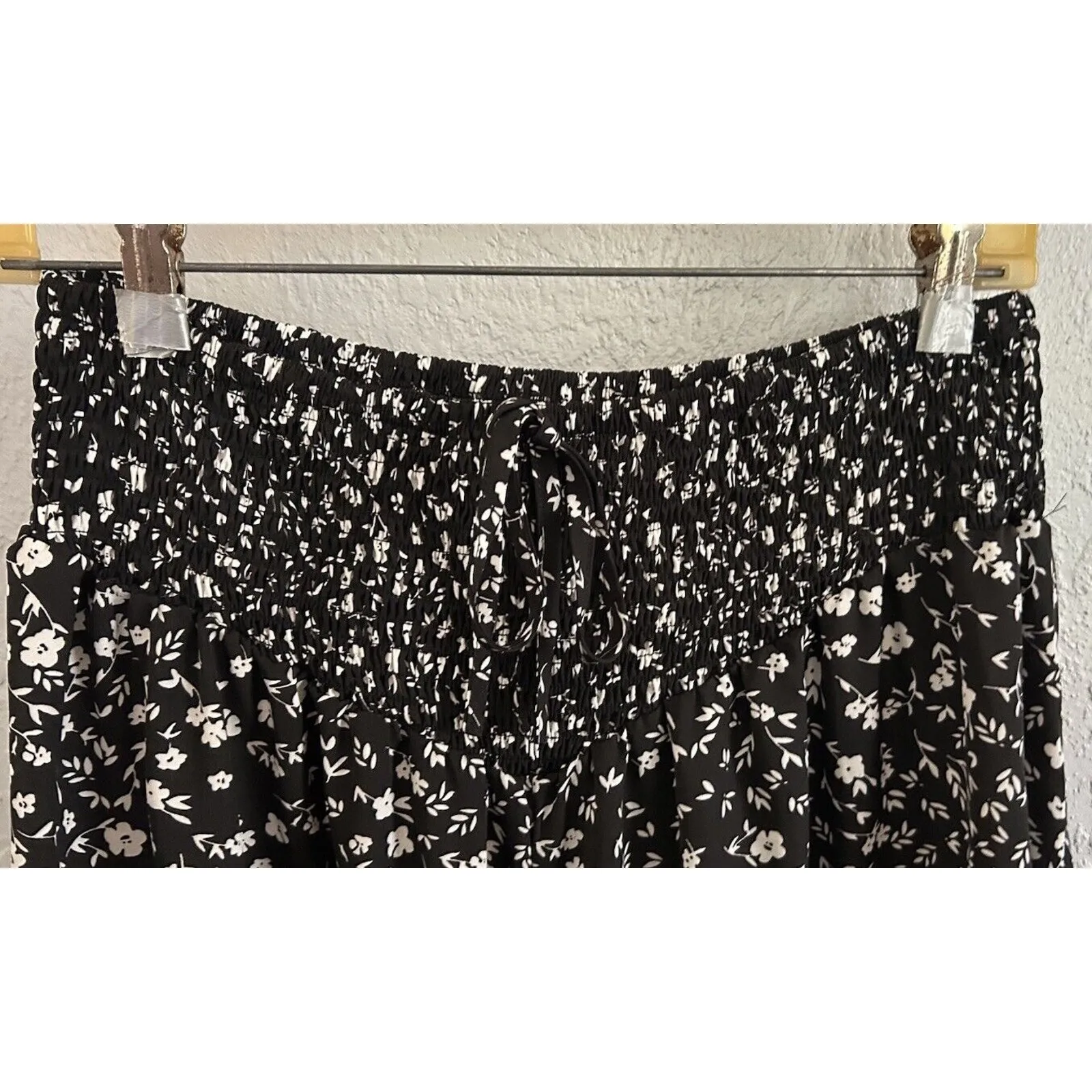 Cottagecore Wide Leg Palazzo Pants Womens Large Floral Lagenlook Bohemian Shein - Image 5