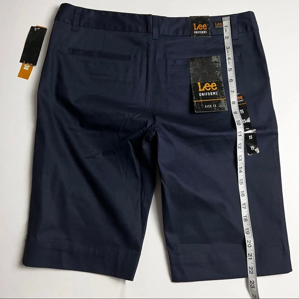 Lee Uniforms Dark Navy Bermuda Shorts Sz 15 - Image 7