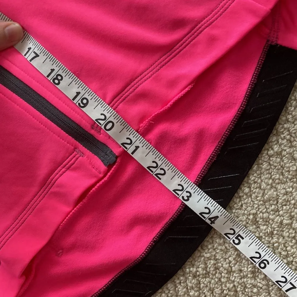Pearl Izumi Elite Hot Pink Long Sleeve Cycling Jacket Jersey Pockets Like New S - Image 12