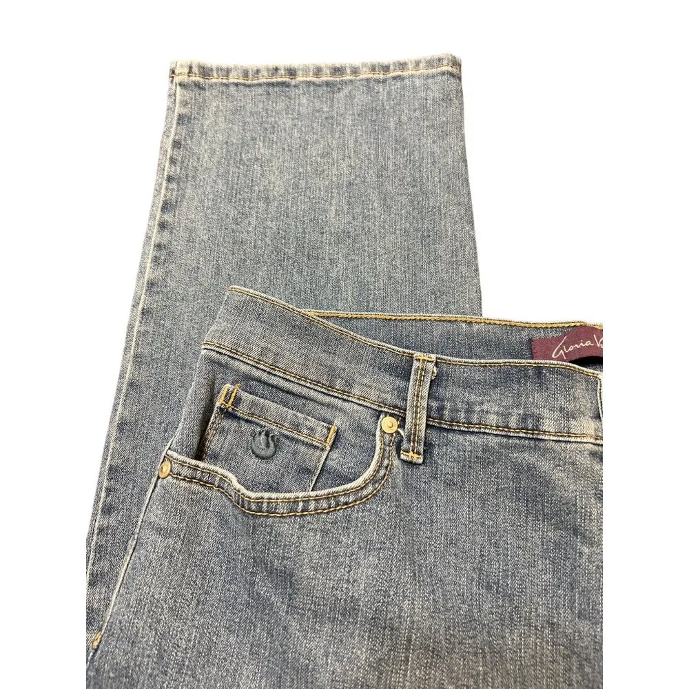 Gloria Vanderbilt Amanda Blue Jeans High Rise Size 16 - Image 2
