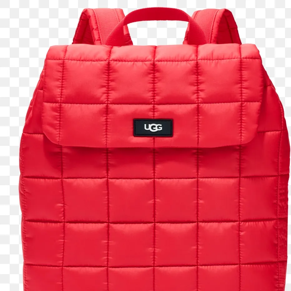 UGG Adaya Backpack Puff Women's Red Quilted Puffer Mini - Image 5