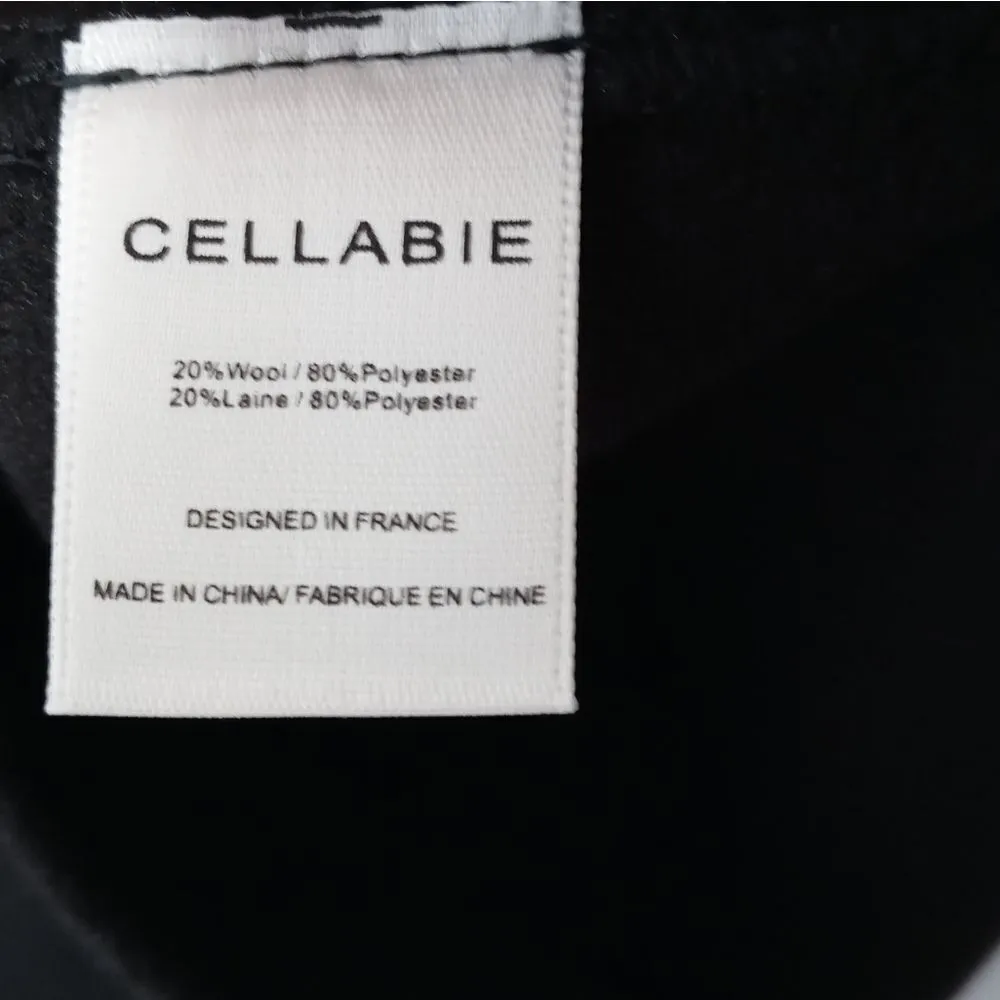 Cellabie black hooded poncho sweater size 2XL Black - Image 6
