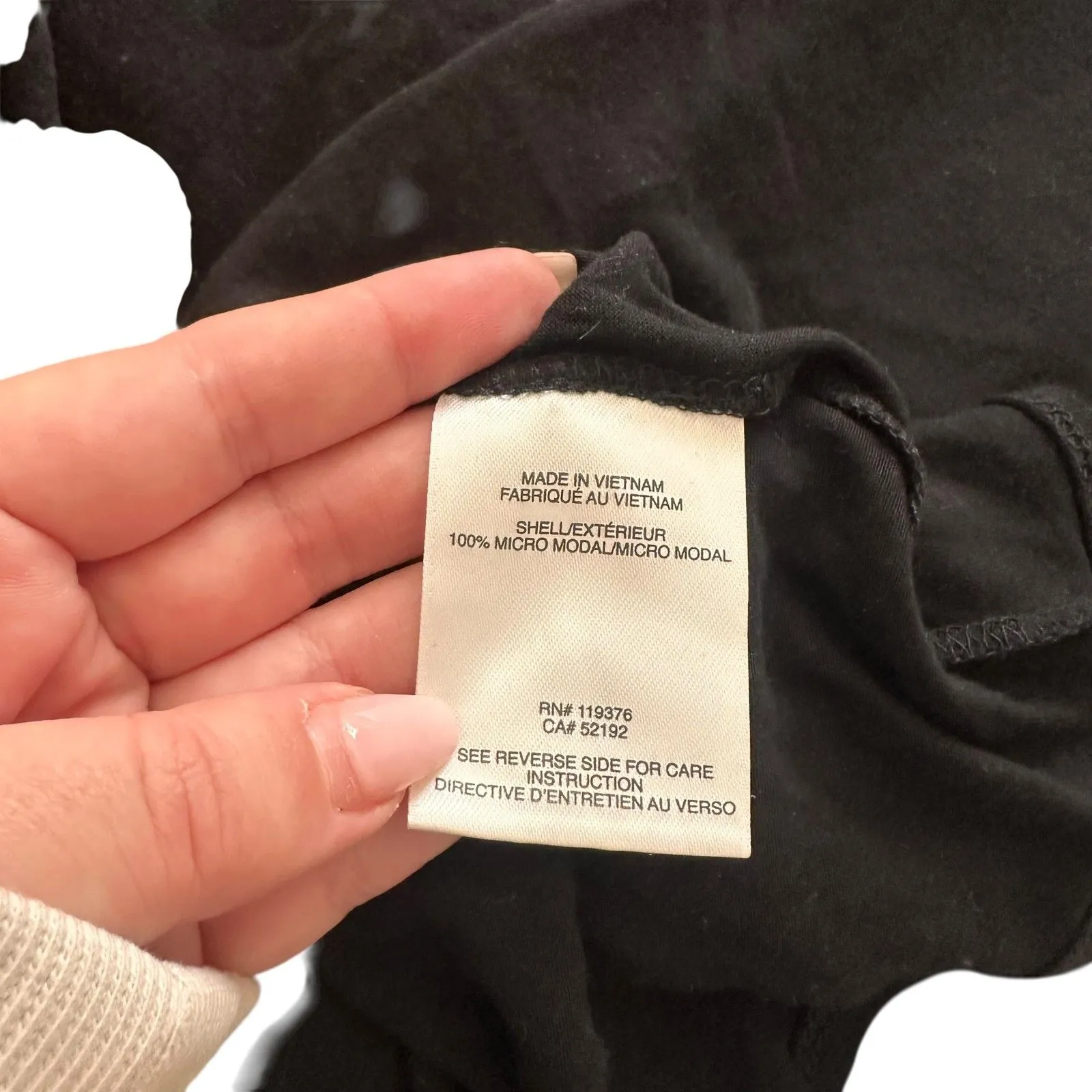 HELMUT LANG Modal Muscle Sleeveless Top Black Large - Image 5