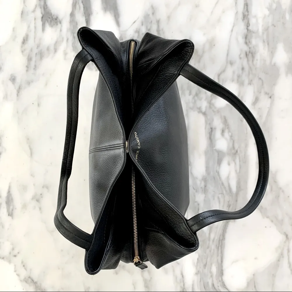 Black VINCE CAMUTO Genuine Leather IKE Tote Bag - Image 8