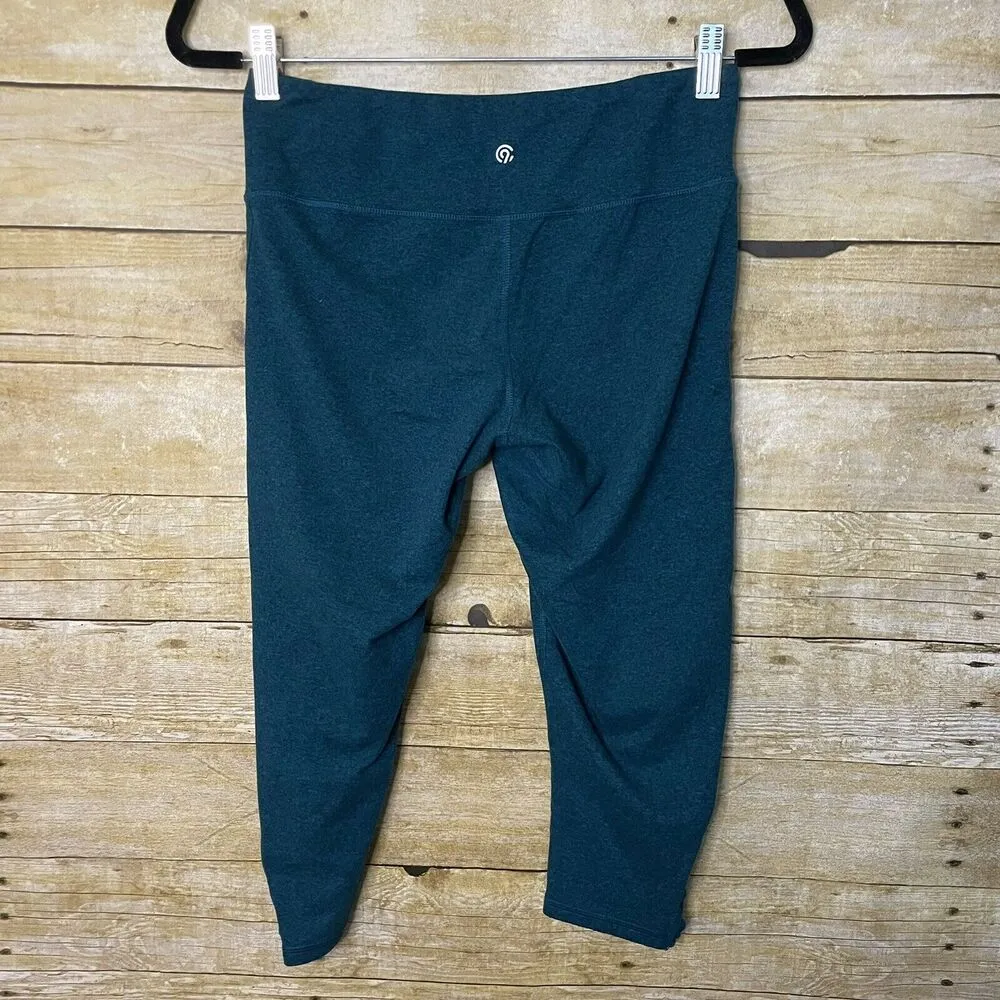 C9 by Champion Teal Marled Cropped Leggings - Image 6