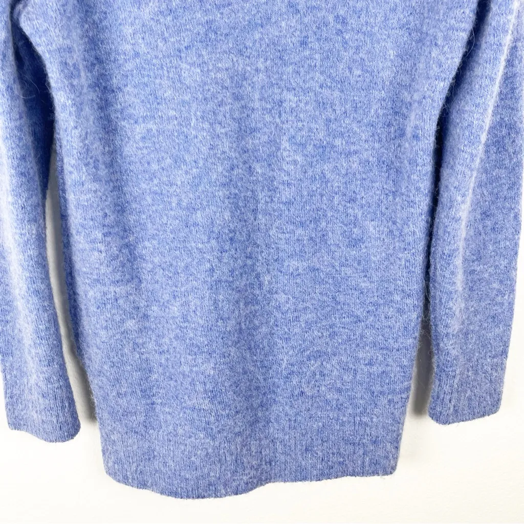 MAGASCHONI Alpaca Wool Blend V-Neck Long Sleeves Tunic Sweater, Size Small - Image 7