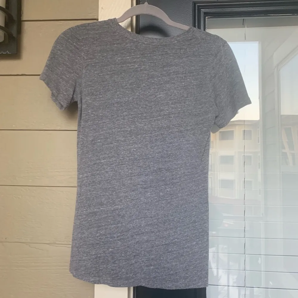 Boyfriend Fit Purple Floral Logo T-Shirt - Image 3