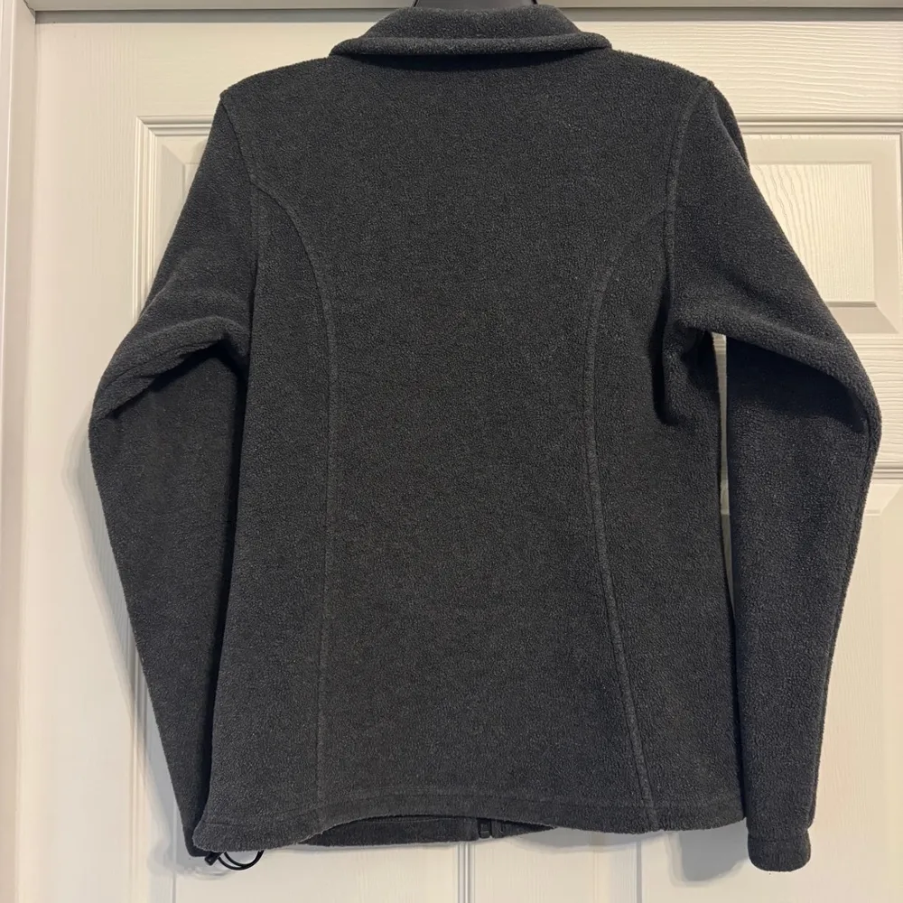 Women's Columbia Benton Springs Fleece Full Zip Jacket, S, Charcoal Heather Gray - Image 3