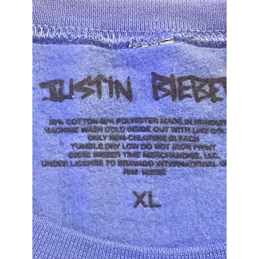 Sweatshirt Sz XL Spicy X NYC  Blue Crewneck Screenprinted Graphic - Image 7